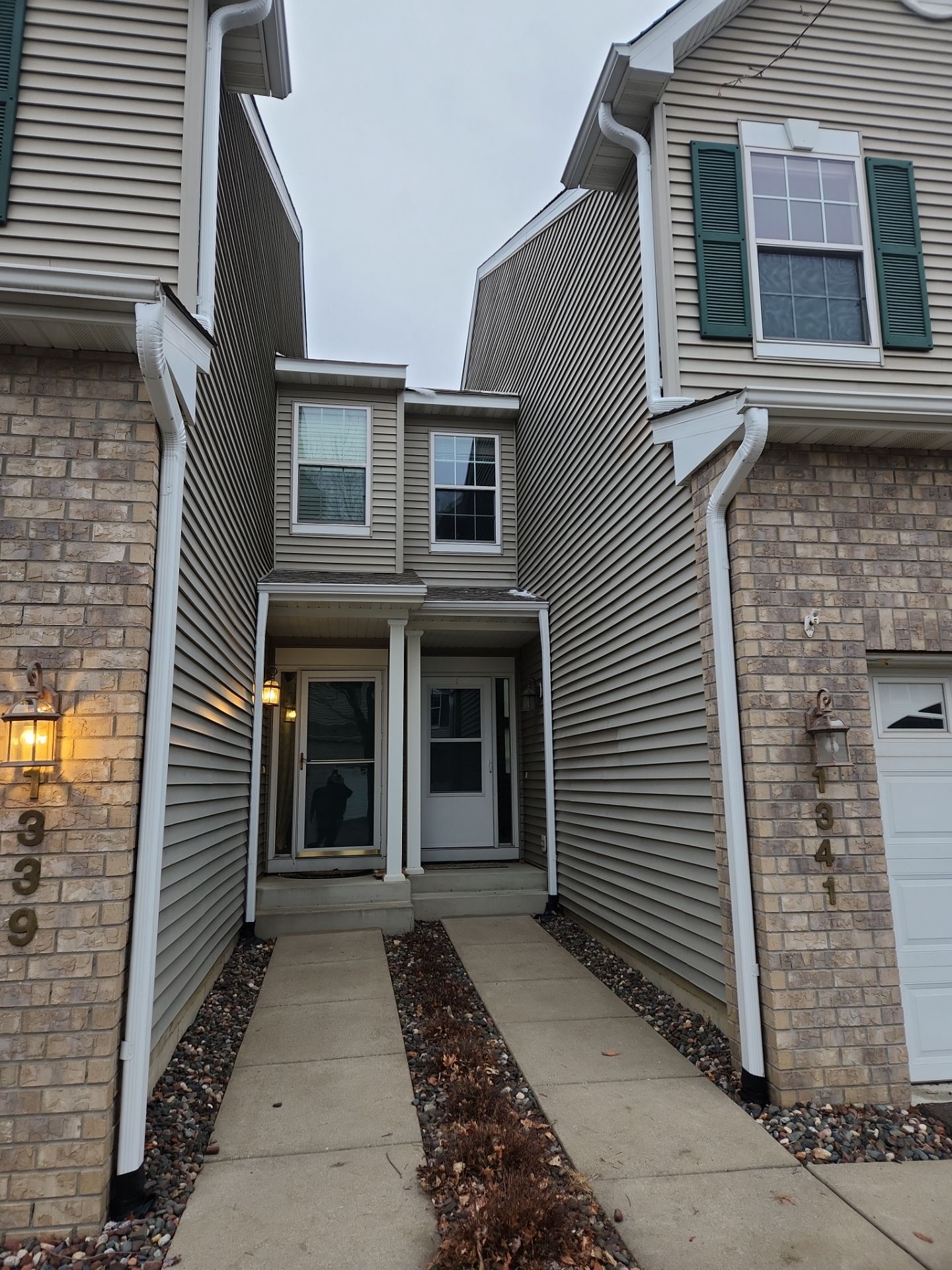 3x4" Downspouts in Chaska by Next Level Seamless Gutters / Exteriors Inc.