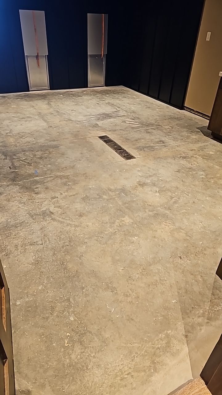 Shop Transformation using Sandstone by Croc Coatings, LLC