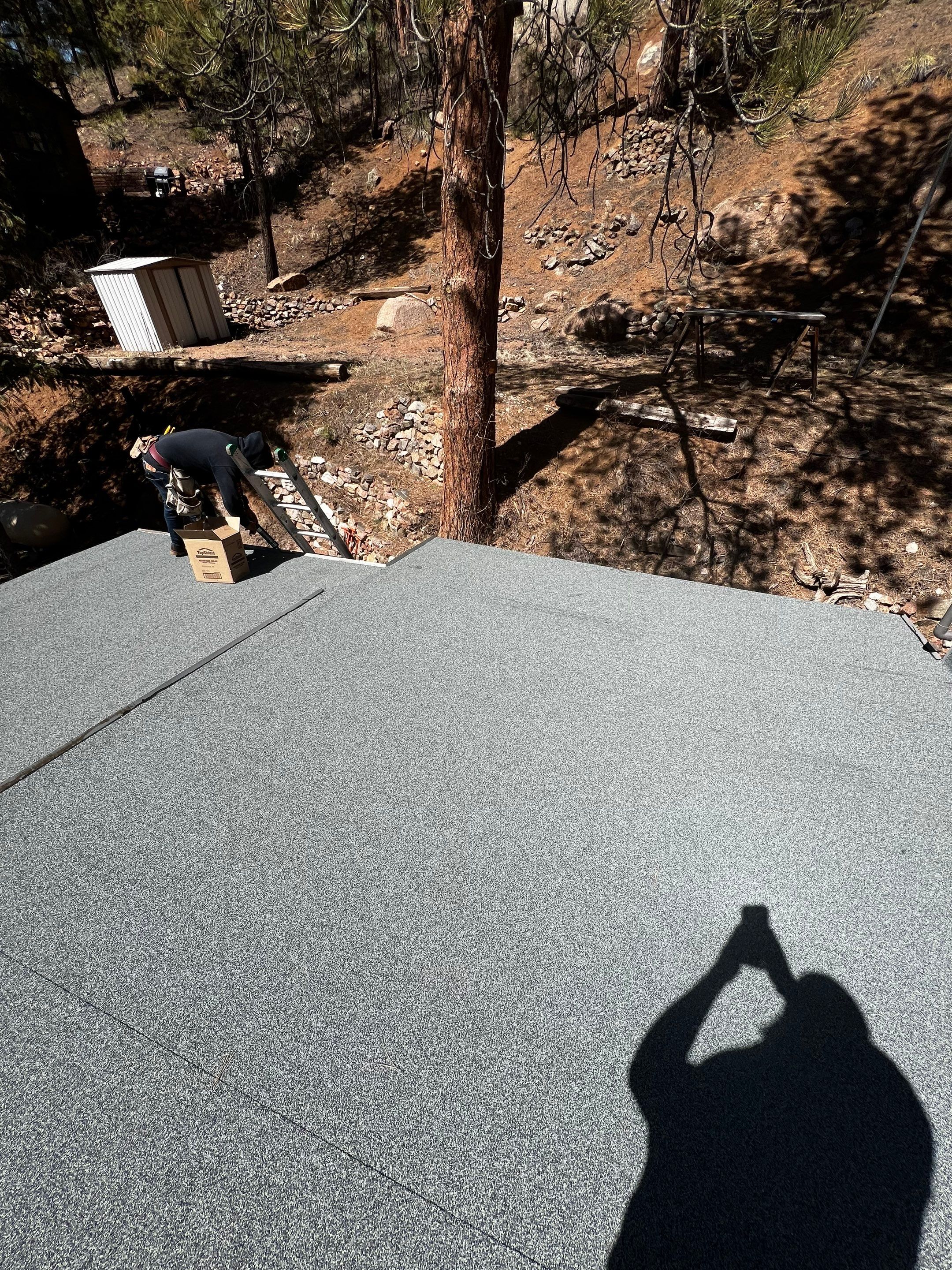 Residential Roofing Installation using Modified Bitumen Roofing by Blue Peaks Roofing LLC 