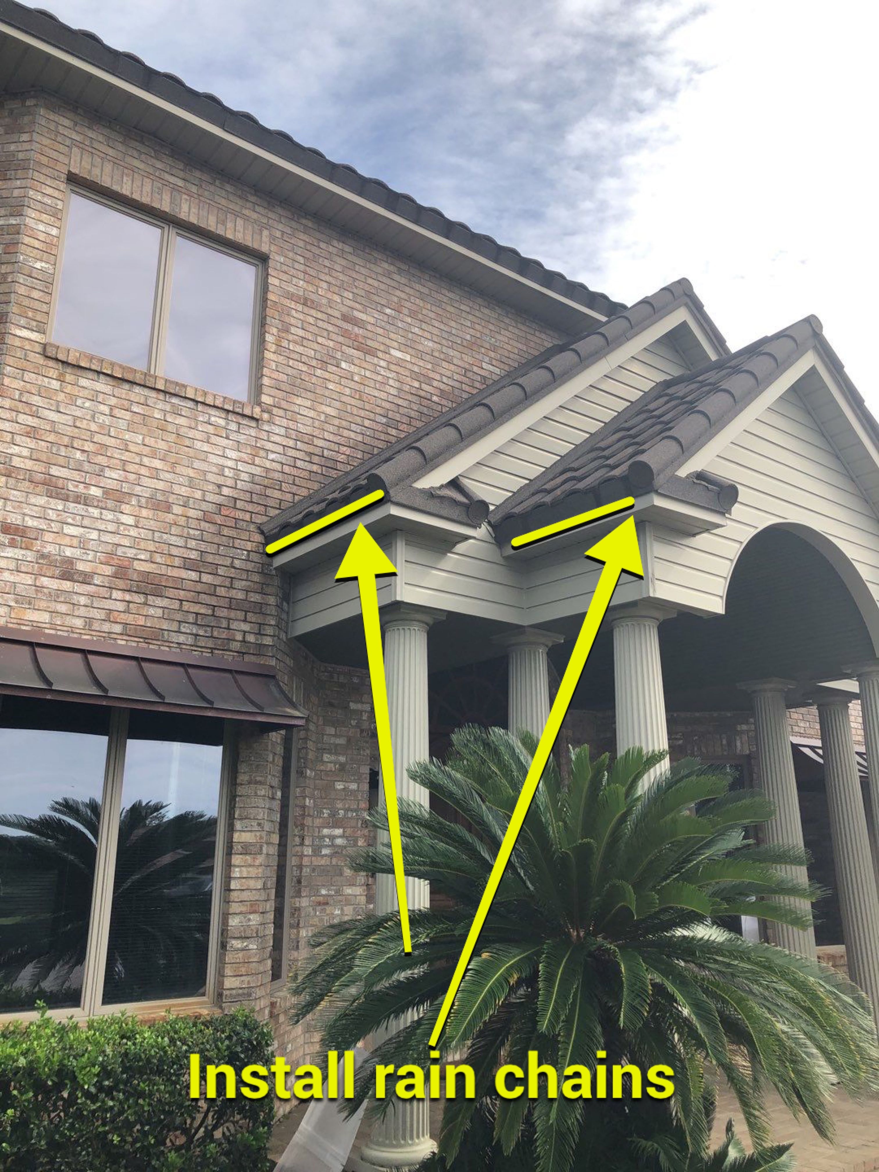Seamless Gutter Installation with Wicker Color K-Style Gutters and LeafBlaster Pro Mesh Gutter Guards by Gutter Professors