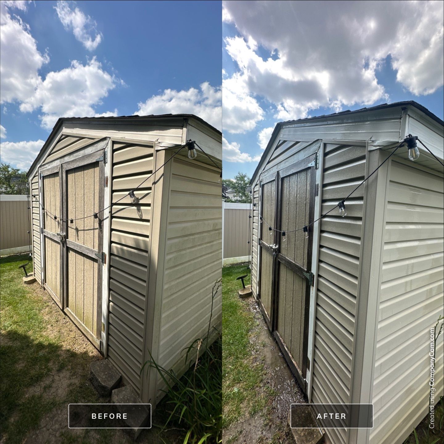 Project in Streamwood by Simmons Power & Soft Washing