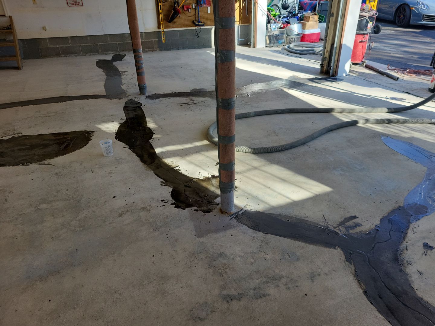 Garage Floor Coating using Penntek by Spectrum Painting, LLC
