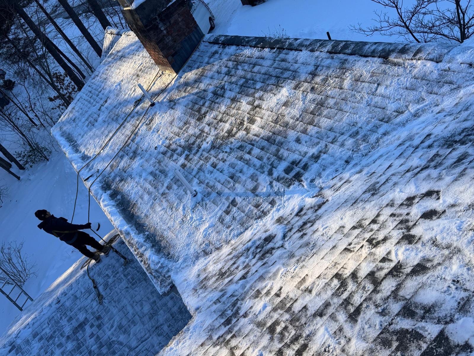 Snow removal by Mighty Dog Roofing of Greater Middlesex County