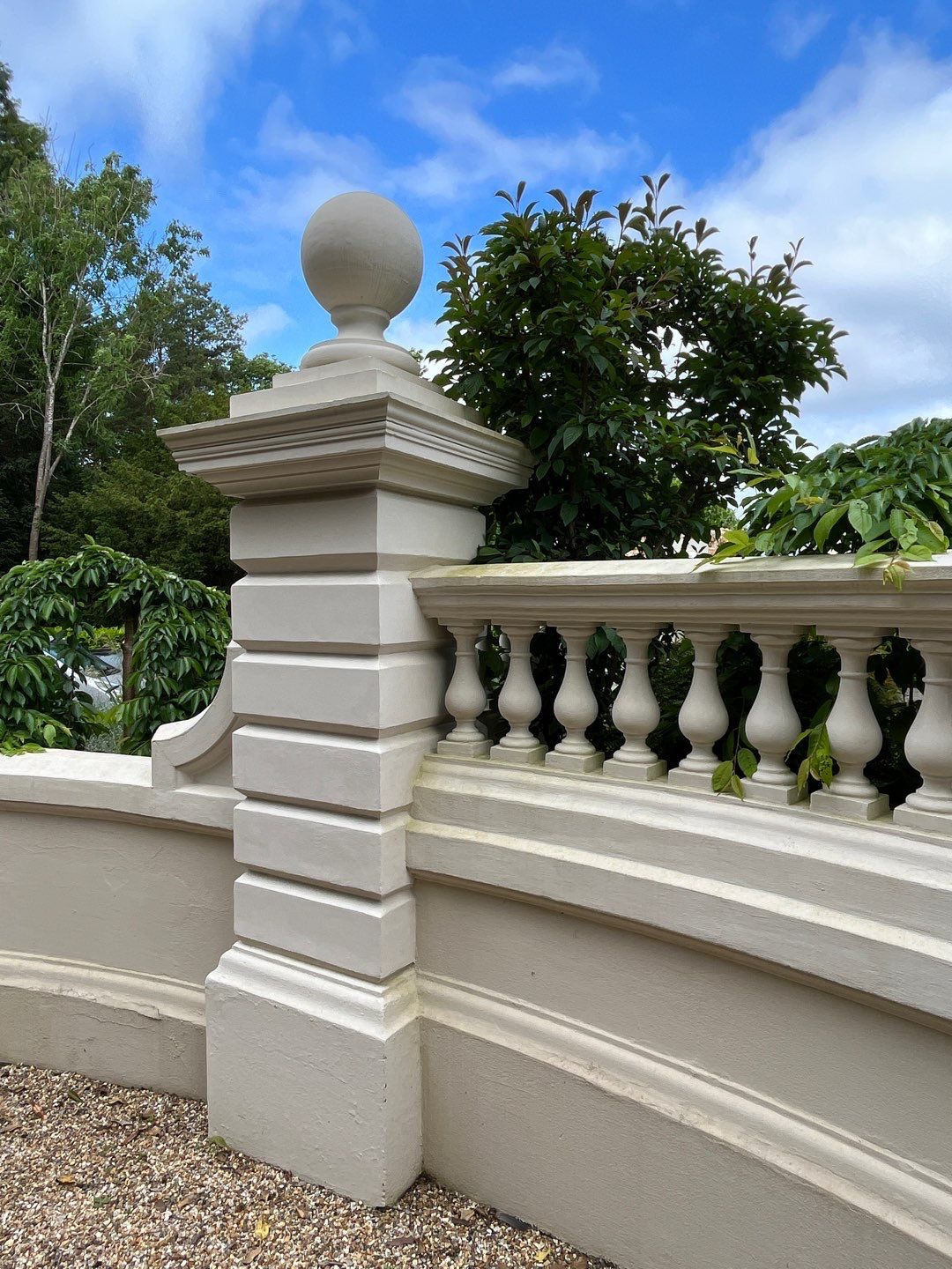 Render Clean using Honda 15lpm Low Pressure Washing Machine by Ges Exterior Cleaning ltd