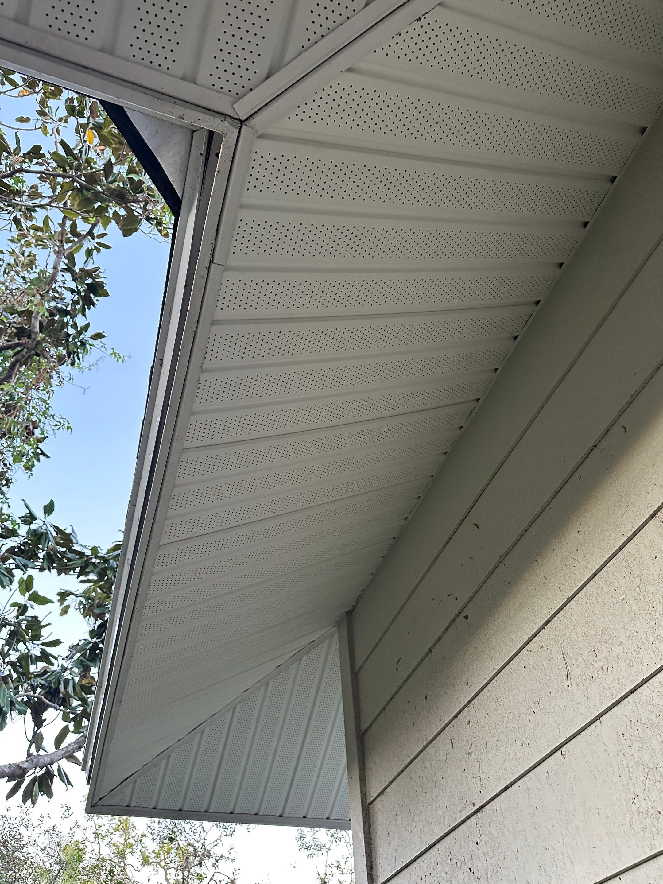 Replace All Soffit in the House in Sarasota FL by Gutter Professors