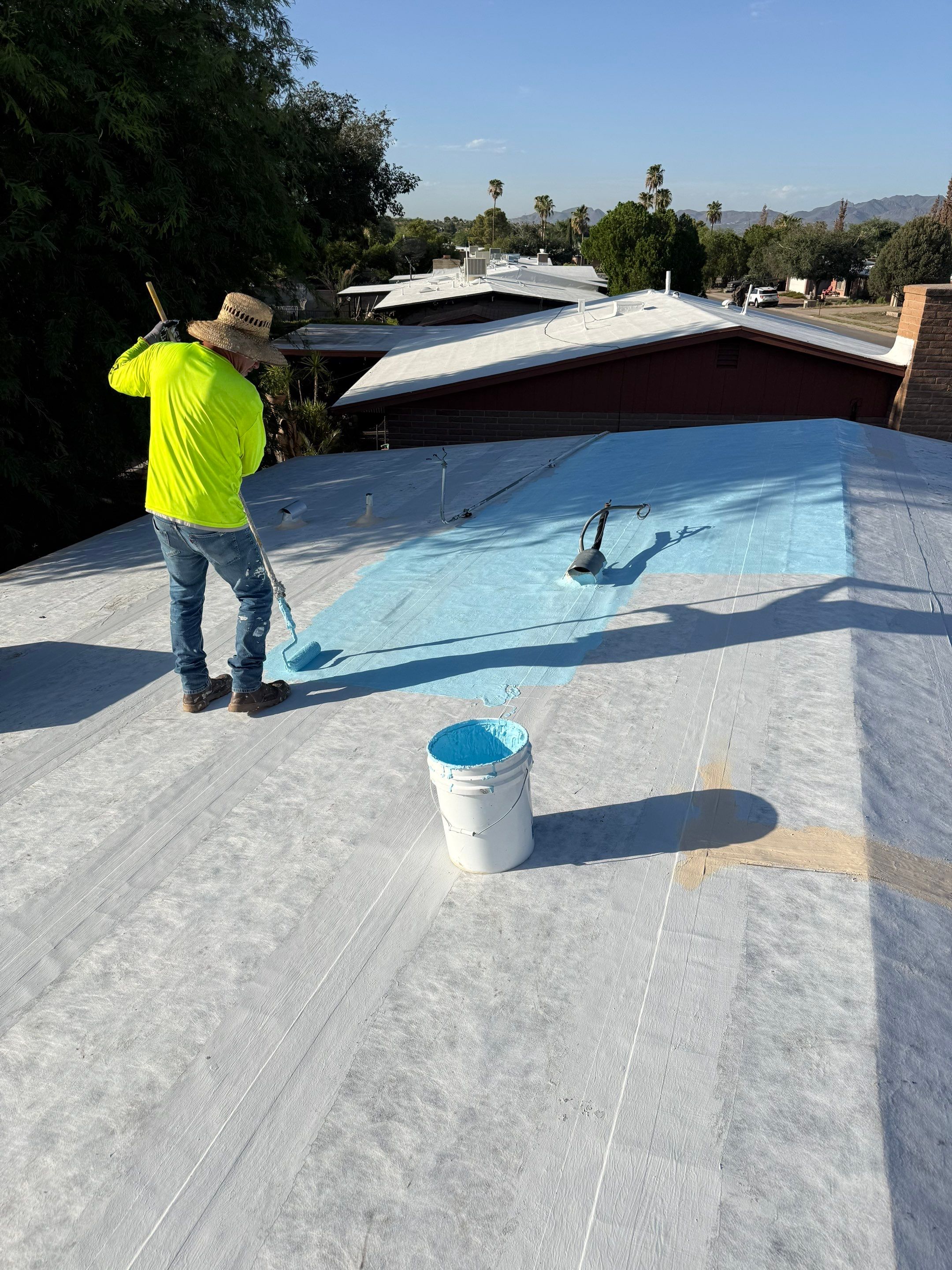 Residential Low Slope Roof Installation and Decking Repair 85741 by West Coast Roofing AZ