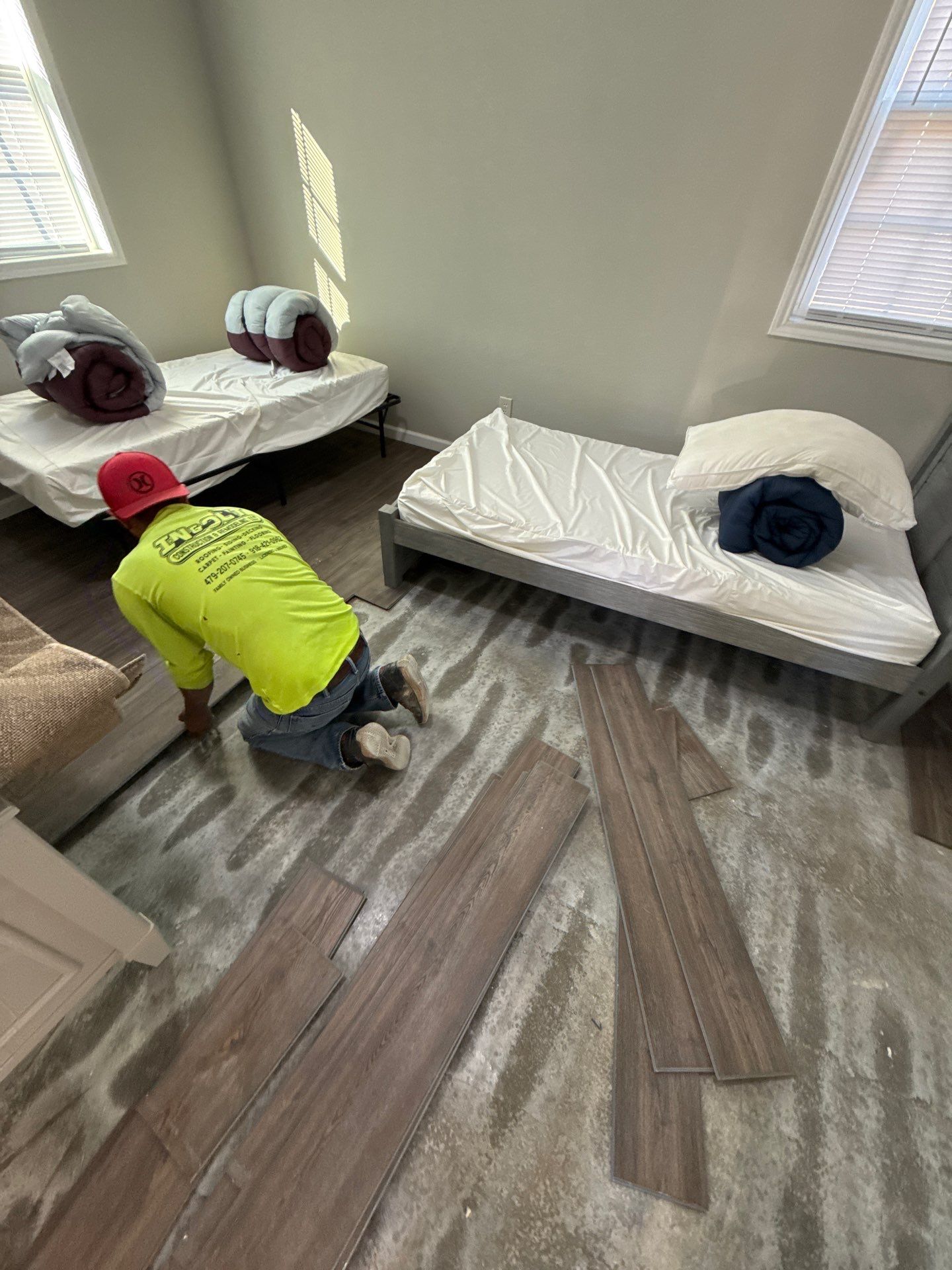 Flood Damage restoration by In & Out Construction & Remodeling, LLC