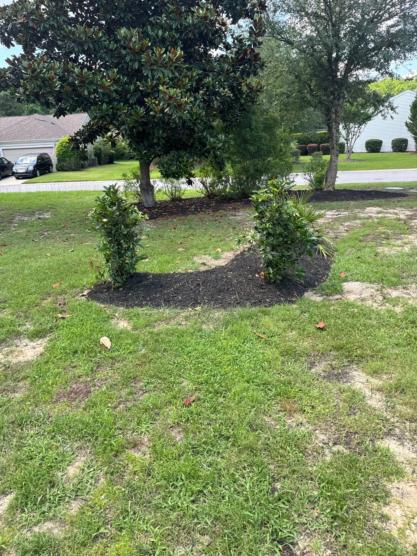 Residential Landscape Refresh and Full Mulch Installation by Lowcountry Scapes, LLC