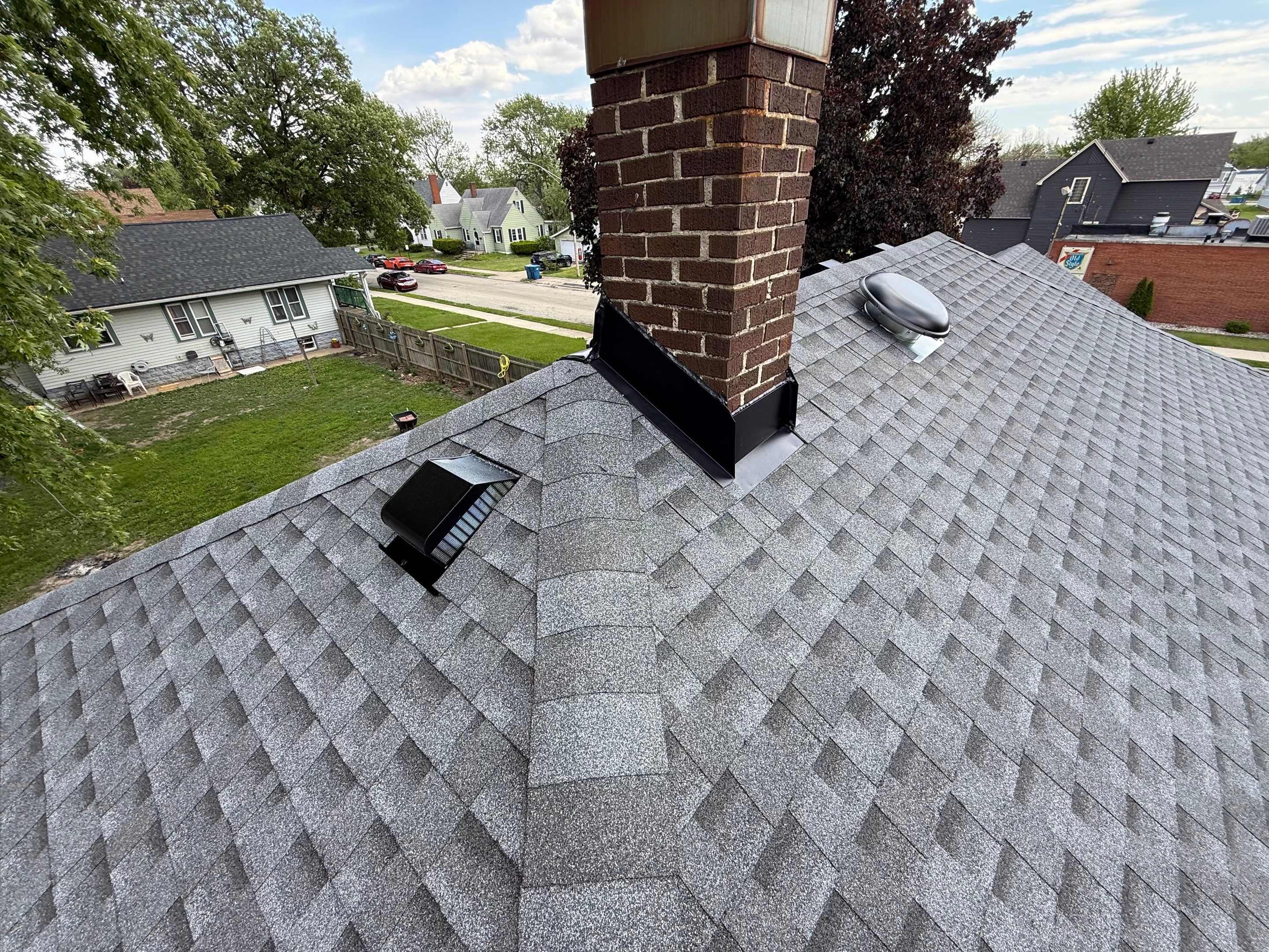 Roof replacement by Optimal Home Improvement 