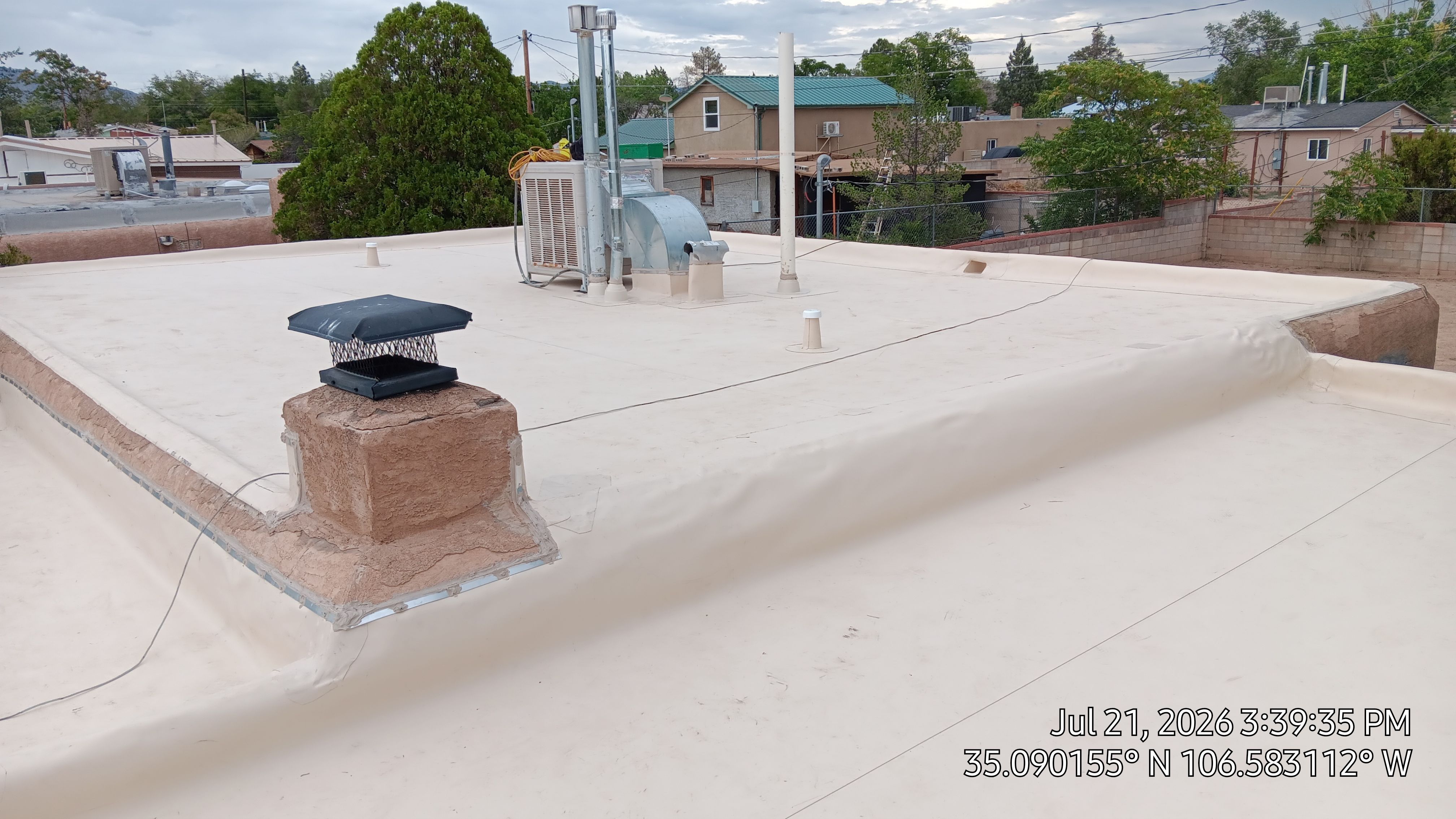 Albuquerque TPO Roof Replacement With EPS Taper slope by Doyle Roof Masters Inc