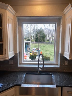 Kitchen Sink with a View
