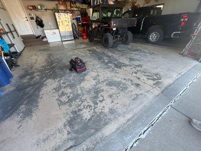 Full Garage Floor Epoxy Coating Installation in Dell Rapids