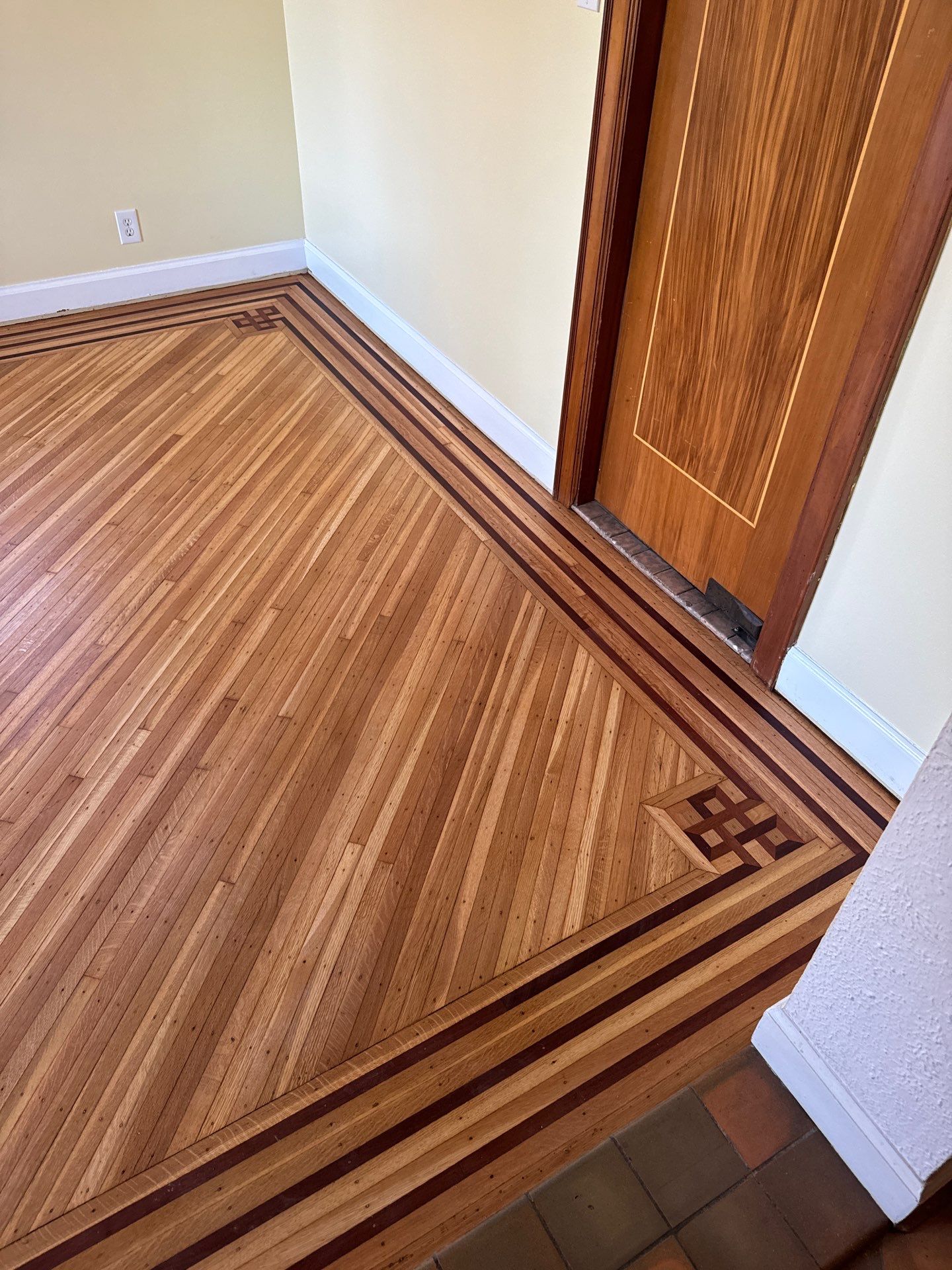 Historic Hardwood floor restoration  by Ann Arbor Hardwoods 