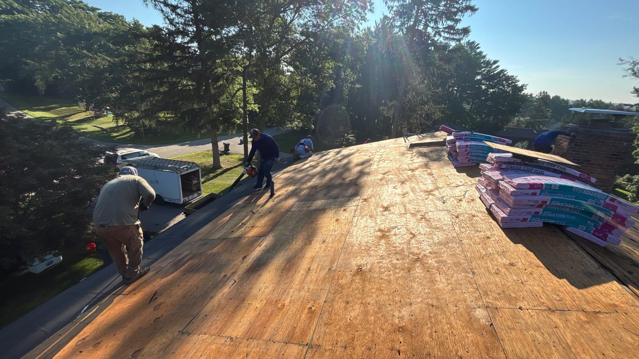 Roof Replacement using Owens Corning Onyx Black by 180 Contractors