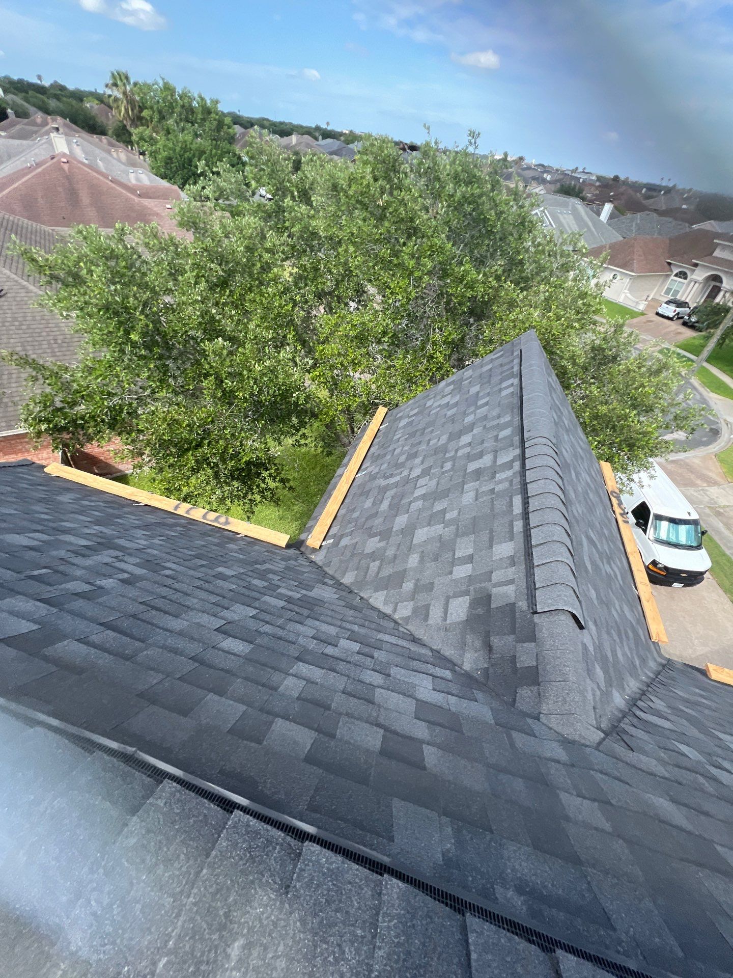 Steep and High...Let's get It! by Bayfront Roofing and Construction
