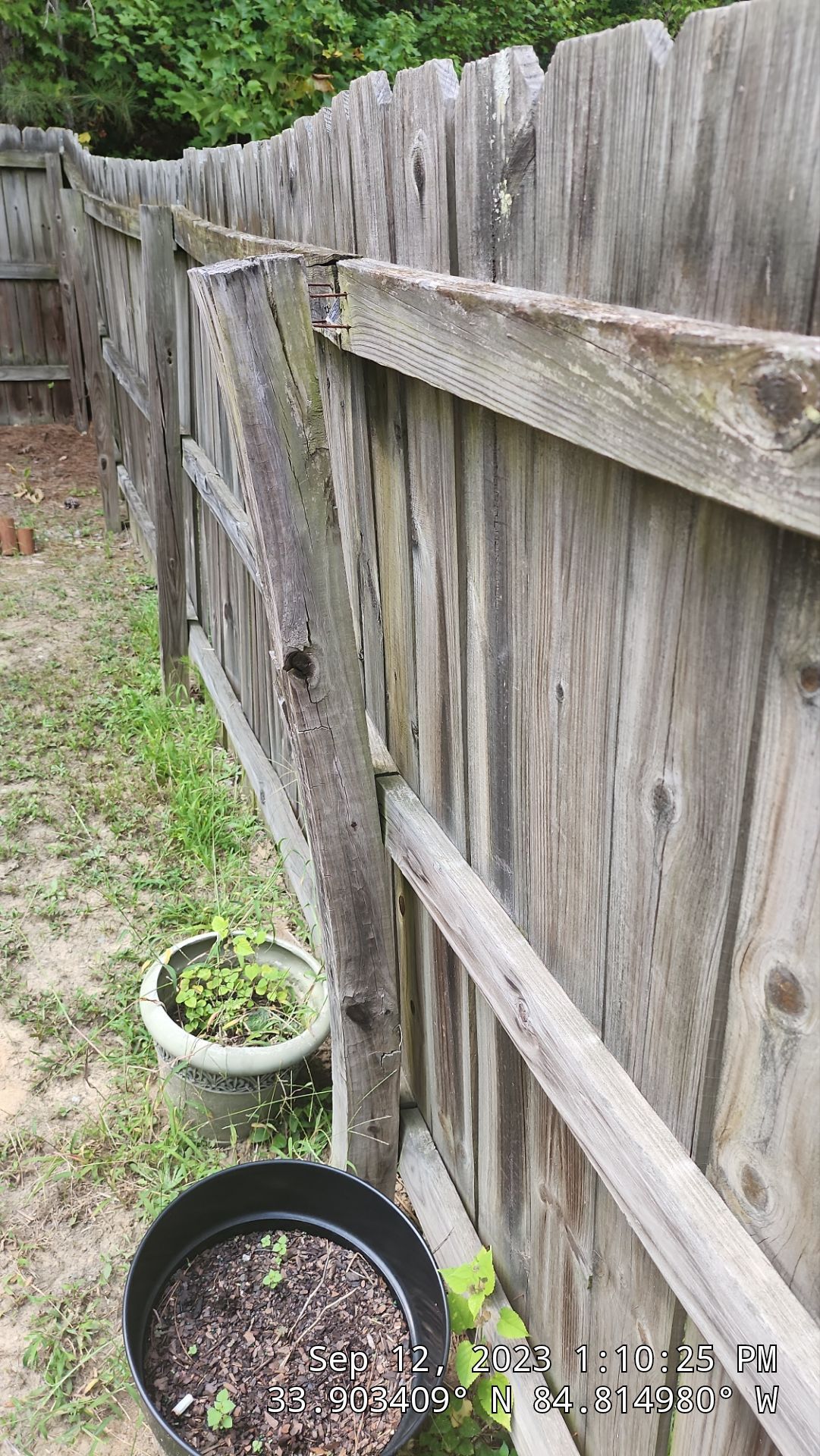 Dogear Wood Privacy Fence by Titans of Timber Fence & Stain