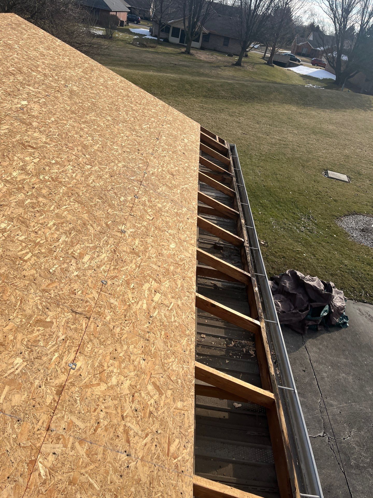 Residential Roofing Installation using GAF Timberline HDZ Weathered Wood by Nitro Roofing and Construction