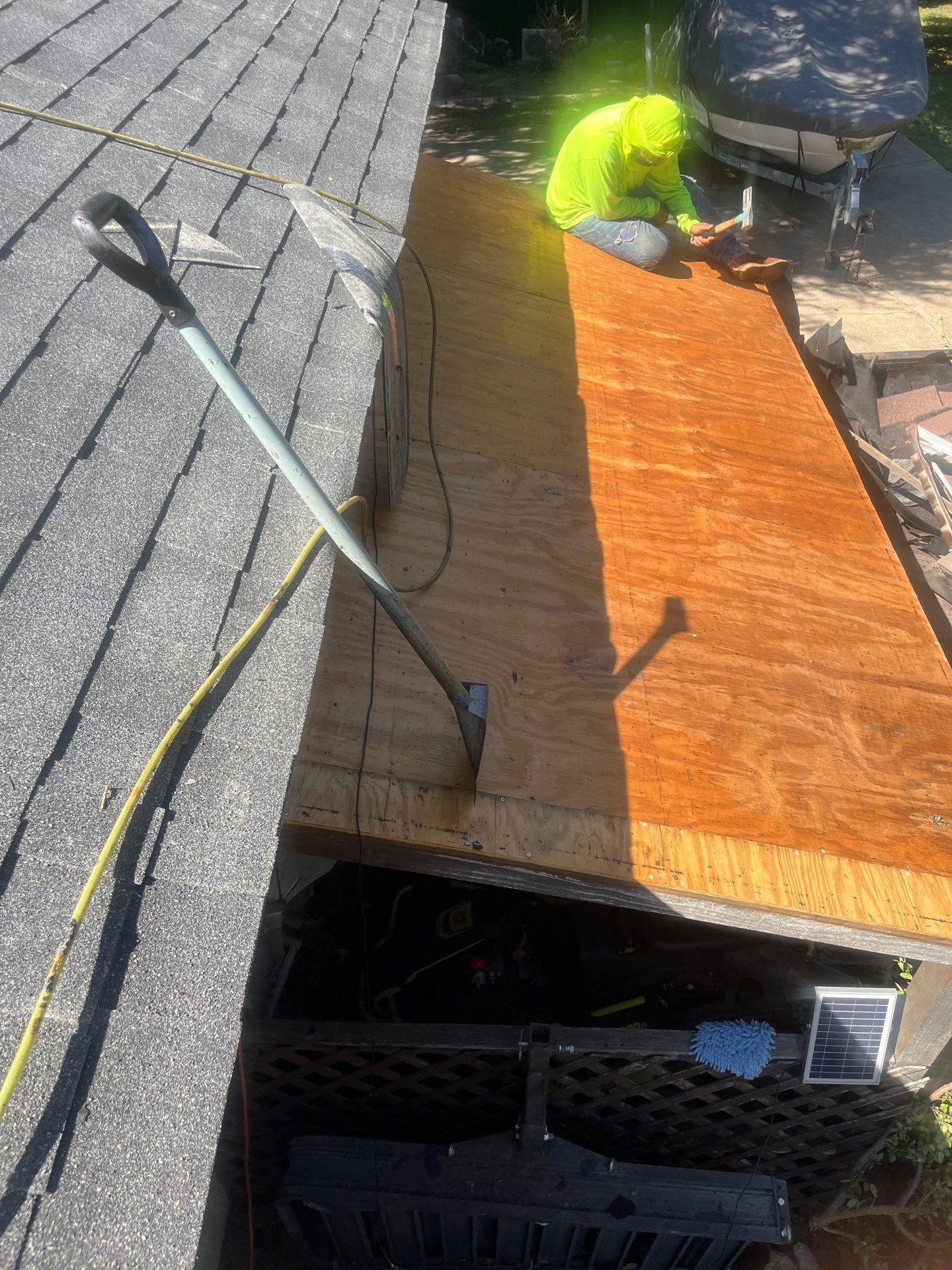 Storm Restoration - Roof and Gutters by Berry Good Roofing 