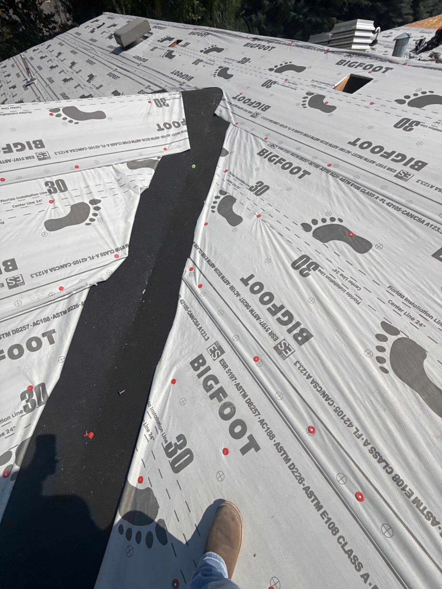 Boise Commercial Roof Replacement with Brown Architectural Shingles by Olive Roofing