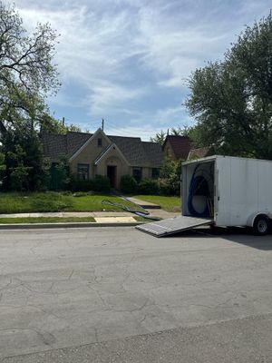 Full encapsulation with open cell spray foam on this custom home in Dallas
