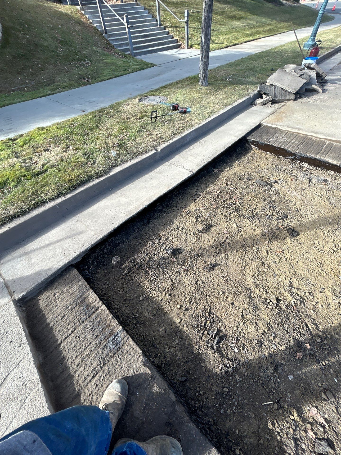 Asphalt Patching for underground project Colorado Mills by DMH Site Services