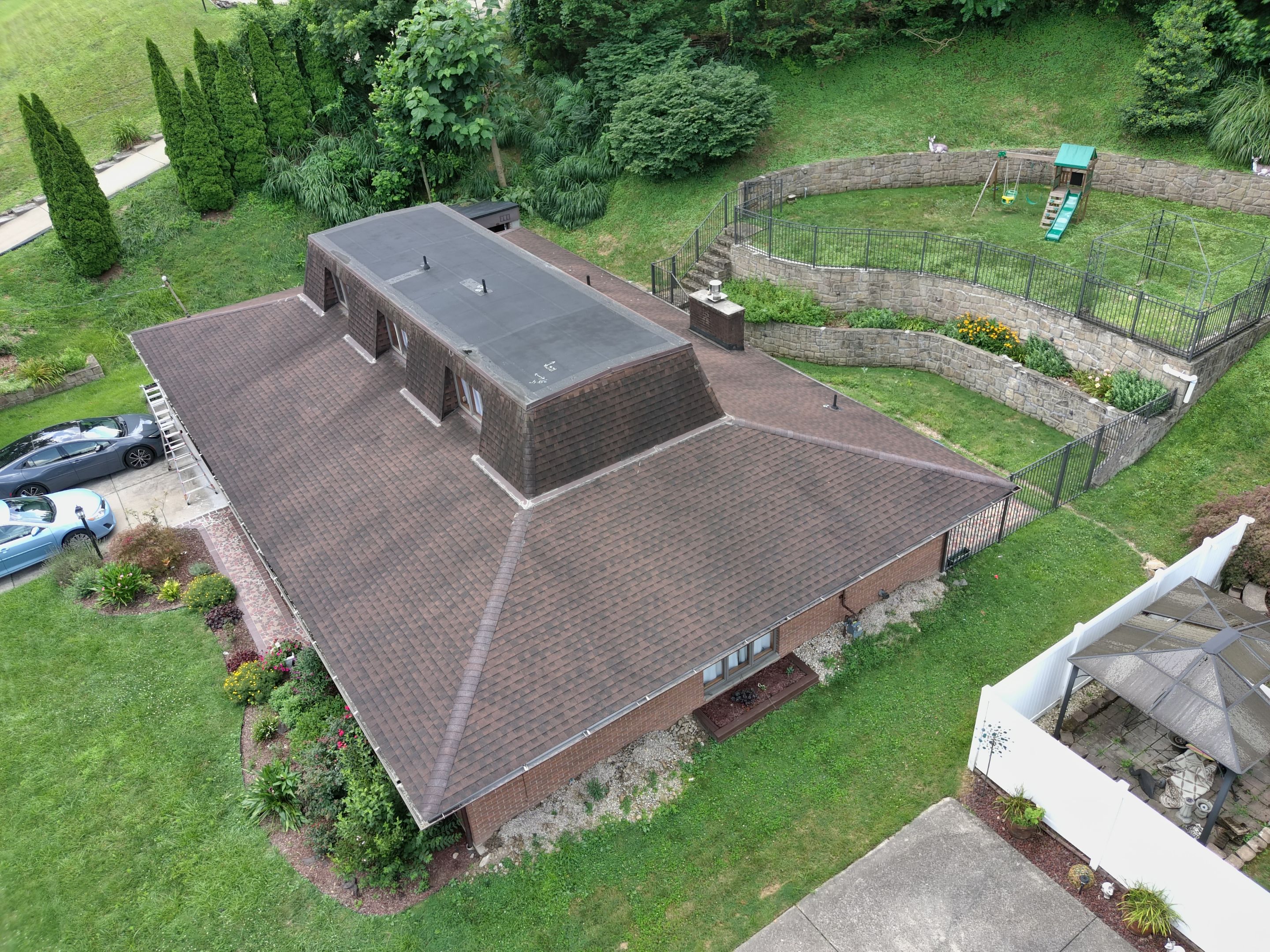 Unique Single Roof Replacement in Charleston WV – IKO Dynasty High-Performance Shingles by Mr. Roofer