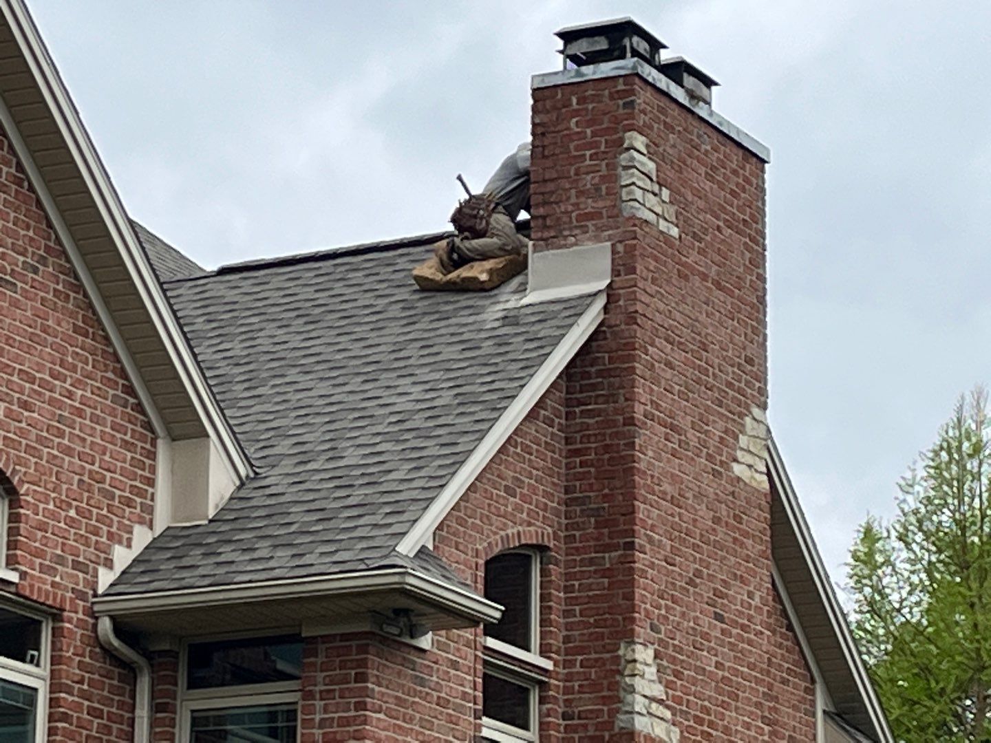 Residential Roofing Installation using GAF Timberline HDZ Weathered Wood by Nitro Roofing and Construction