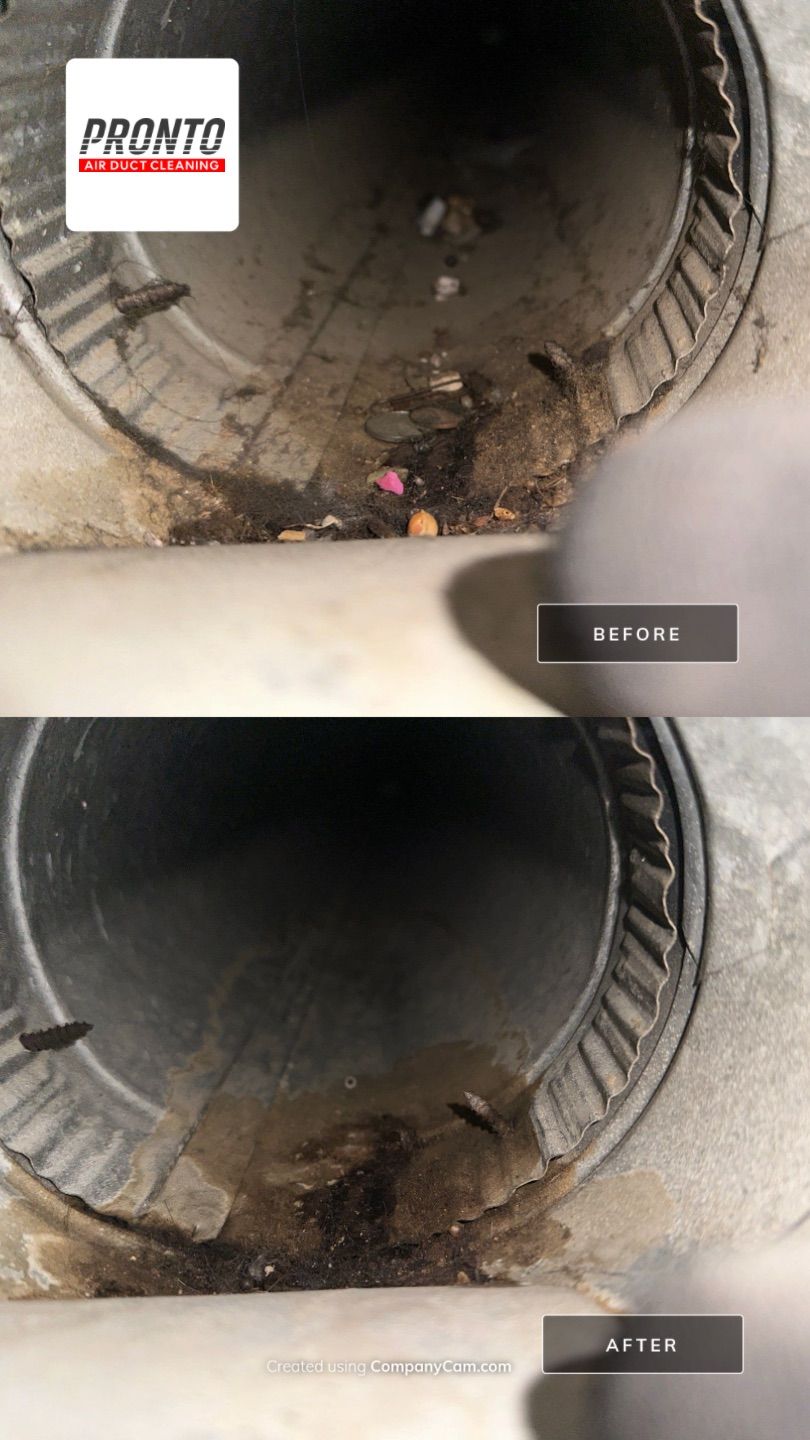 Air duct cleaning using Hypervac by Pronto Air Duct Cleaning