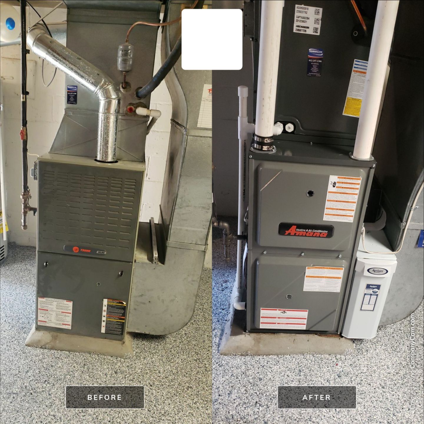 Replace Furnace and AC, Add 2 Zone Ductless System, Add full IAQ Package by Sureway Comfort John Wilcox Plumbing Heating Cooling
