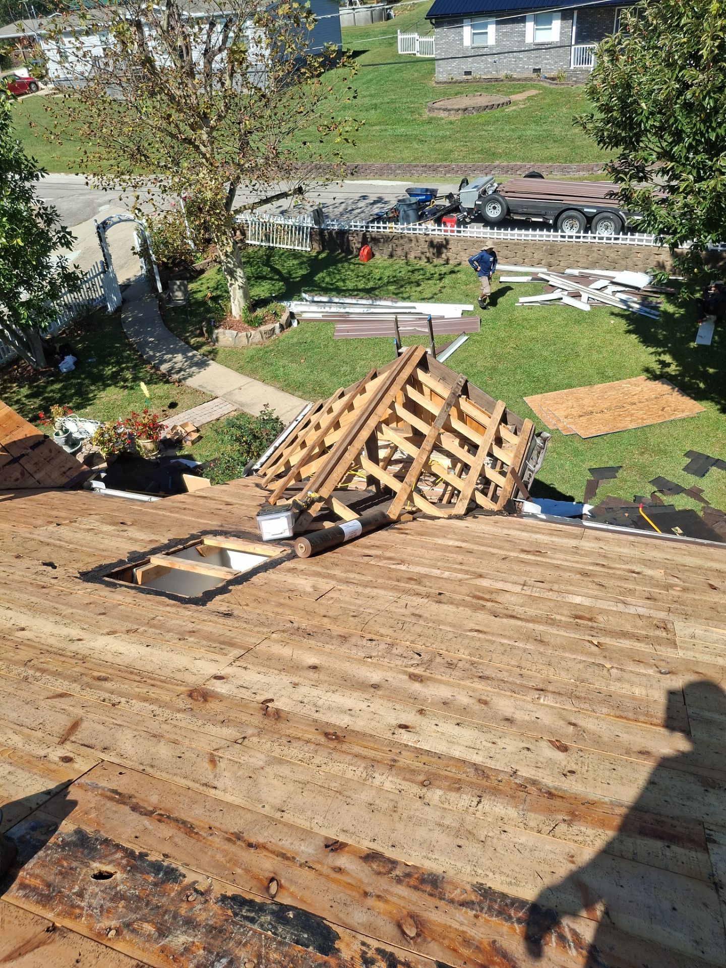 Residential Roofing Installation using Metal by Rainstoppers Roofing