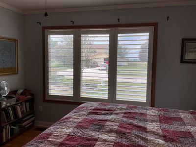 Cozy Bedroom Gets New Shutters