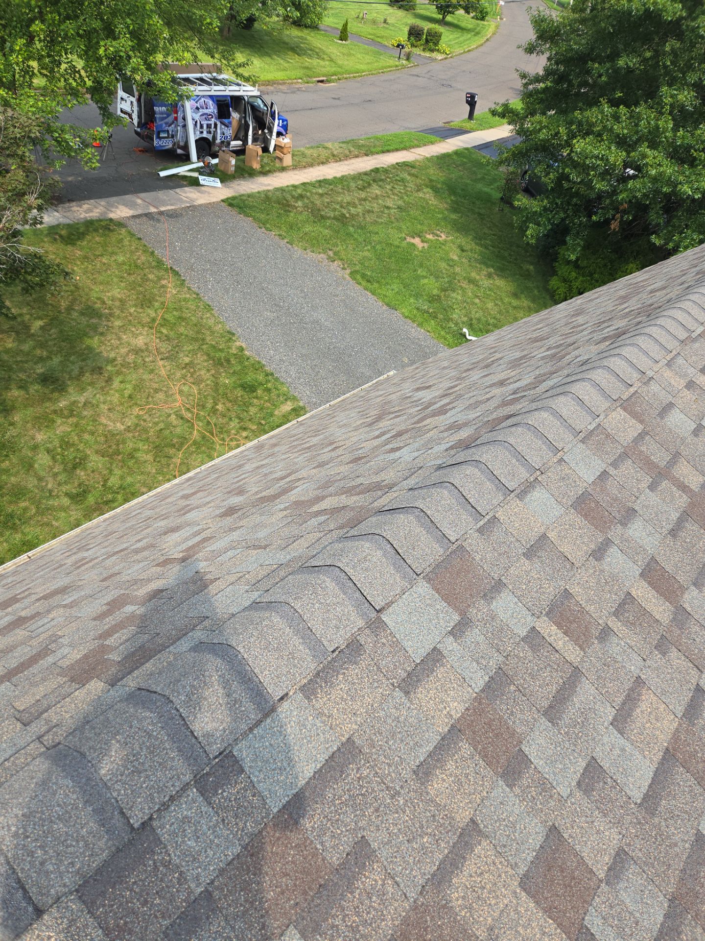 Residential Roofing Installation using Owens Corning TruDefinition Duration AR - Driftwood by A Plus Exterior
