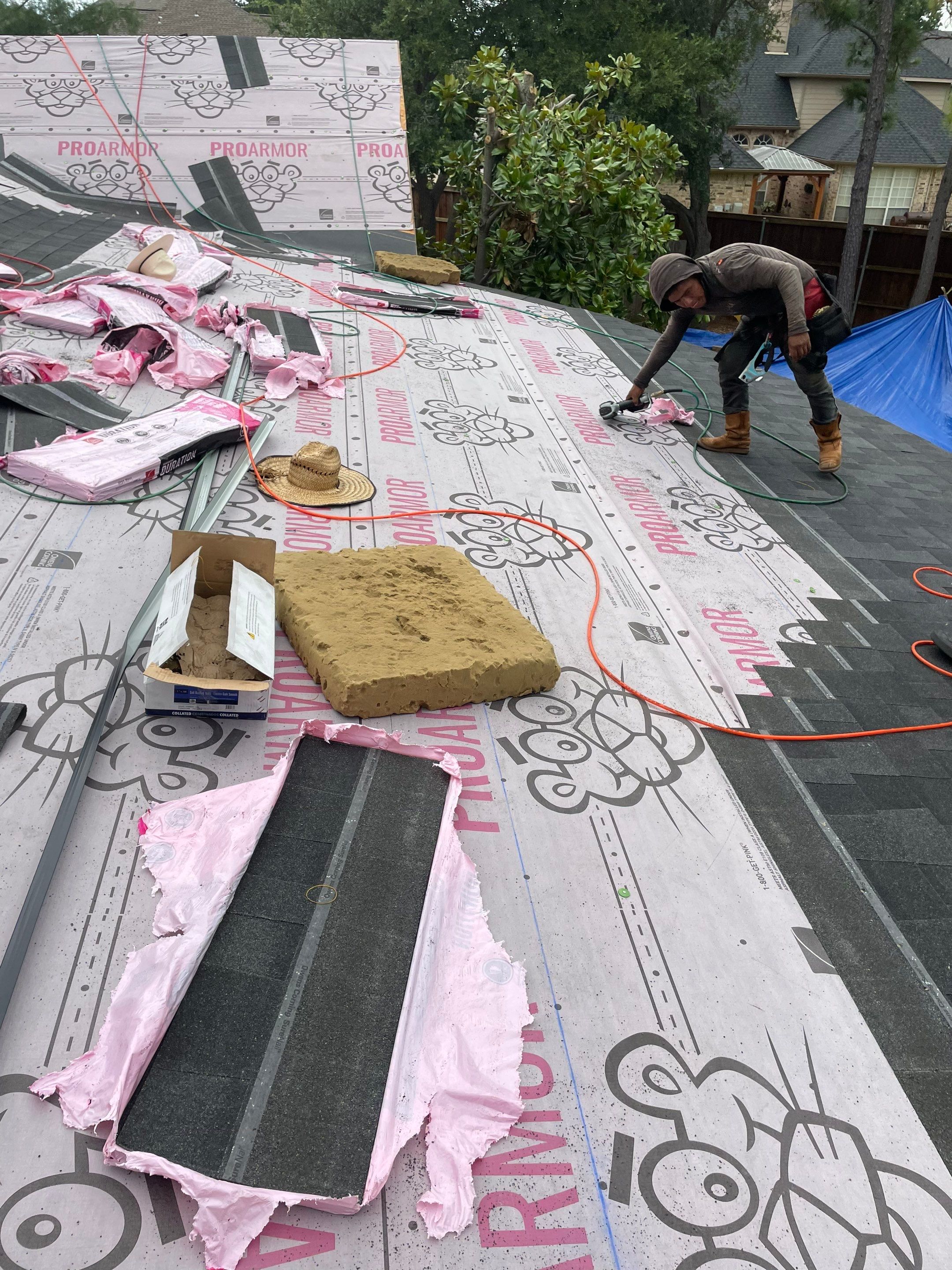 Residential Roof Replacement in Keller TX by Becker Roofing and Exteriors