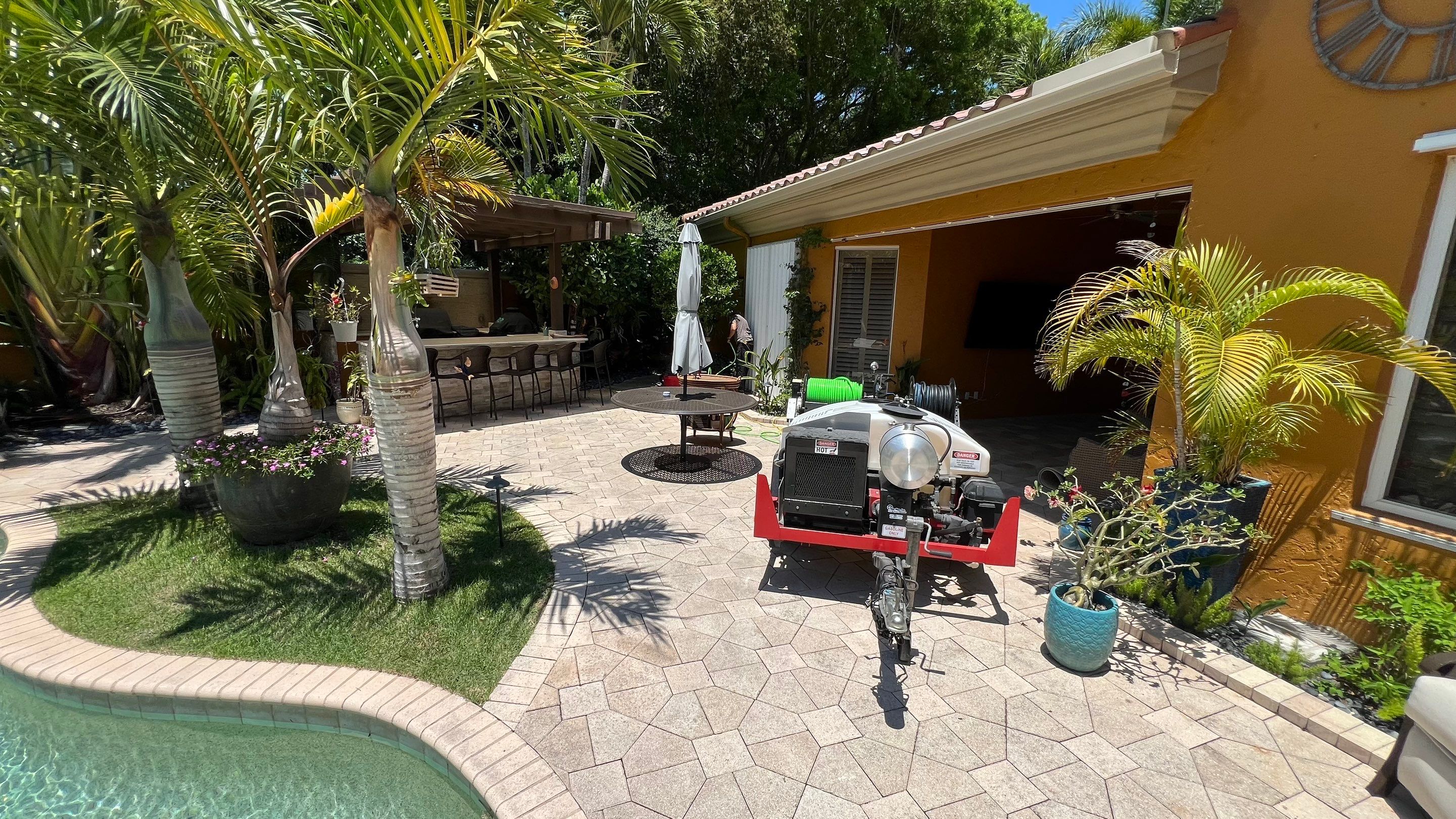 Residential Stormwater Gutter Drain System Maintenance by APS Power & Water