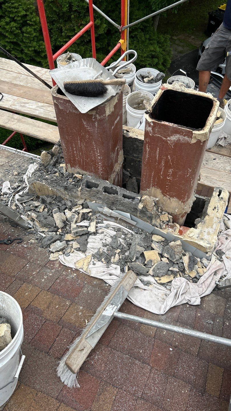 Chimney Remediation by Jamison Basement Waterproofing 
