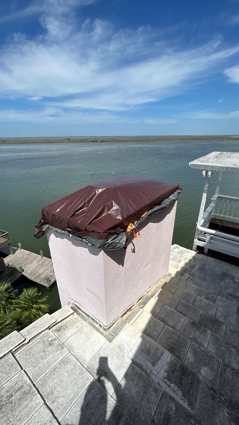 Chimney Cap & Chase Replacement using Galvanized Chimney Cap & Chase by Lighthouse Roofing