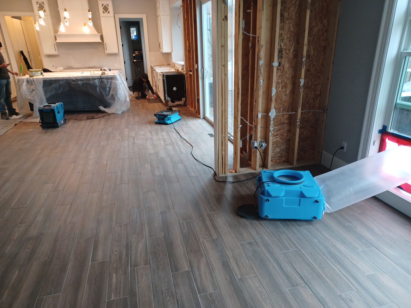 Project in West Bloomfield by EzDry Water Mitigation & Property Restoration