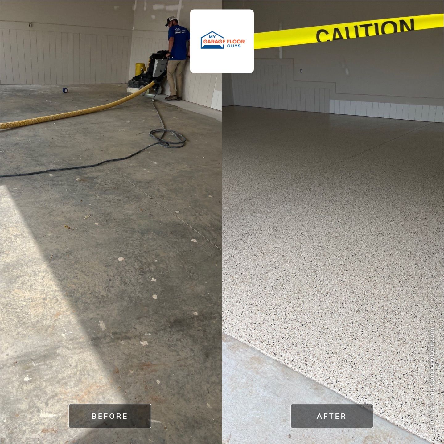 Garage Floor Coating using Shoreline by My Garage Floor Guys