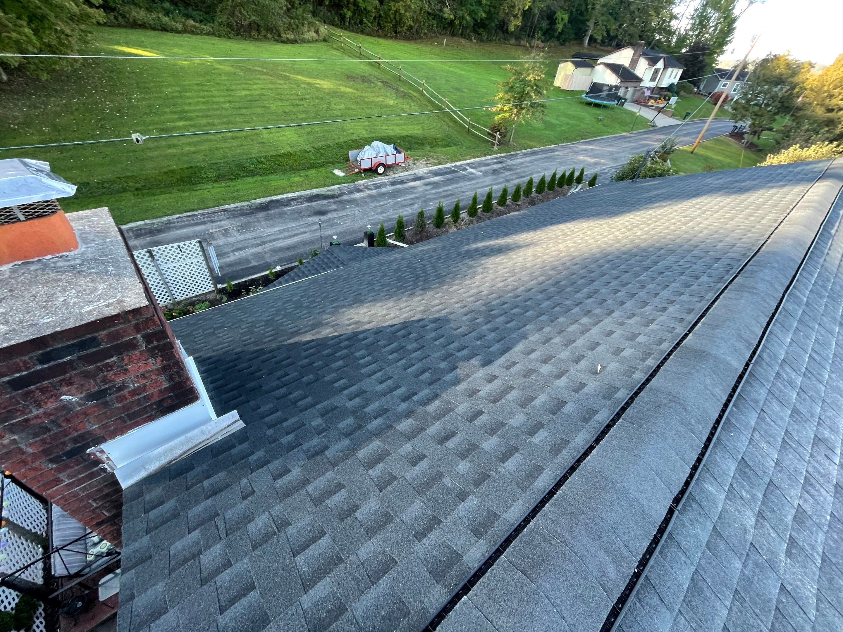 Residential Roofing Installation using GAF Timberline HDZ, Black by Rainstoppers Roofing