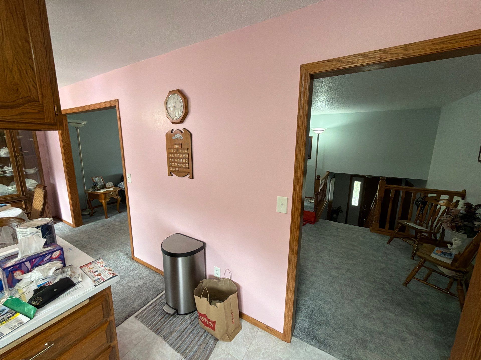 Interior Kitchen and Dining Room Painting Refresh in Sioux Falls by Select Painting, Coatings & Garage Cabinets