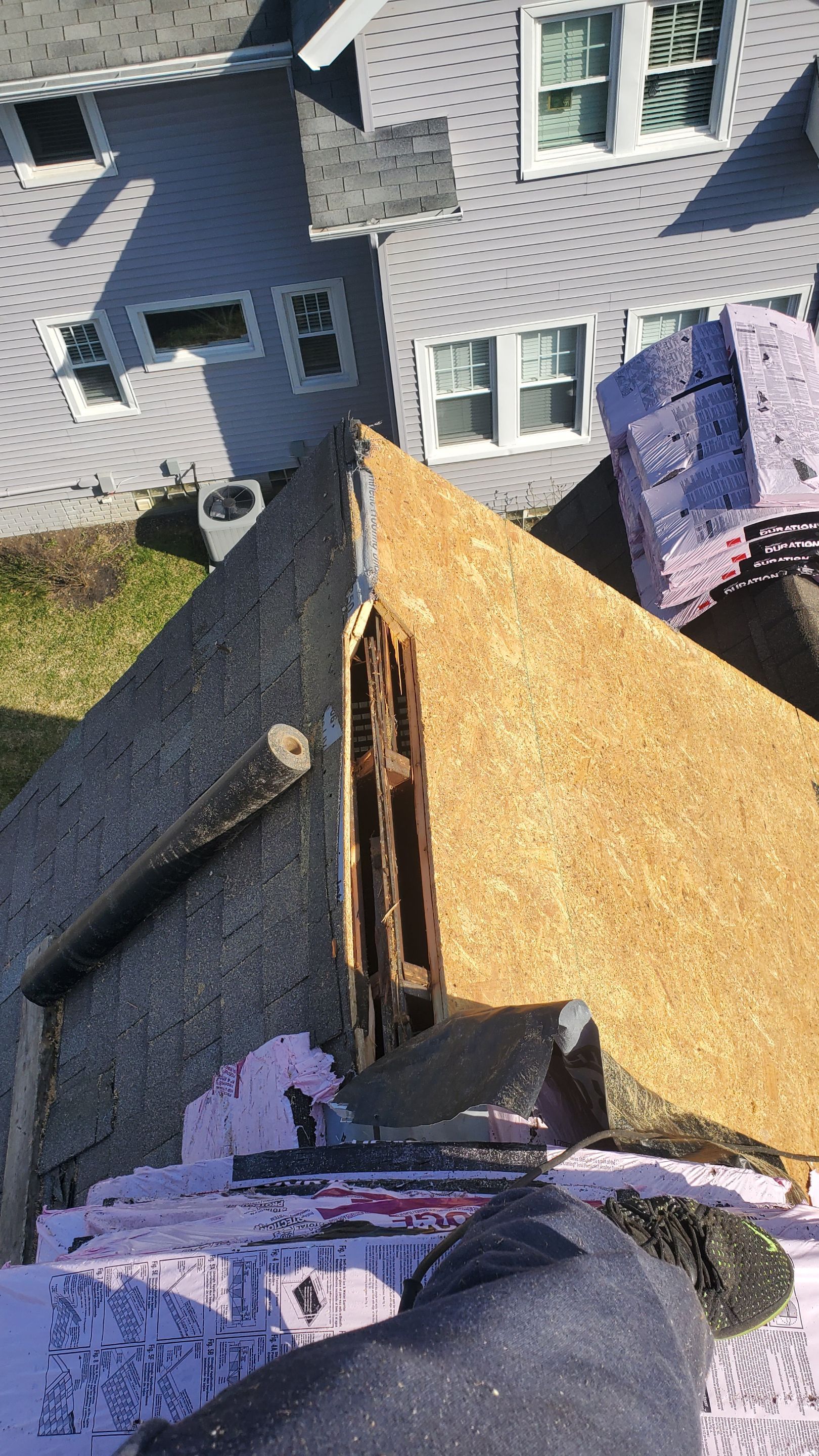 Residential Roofing Installation using Owens Corning inFlow Vent by Absolute Roofing and Construction