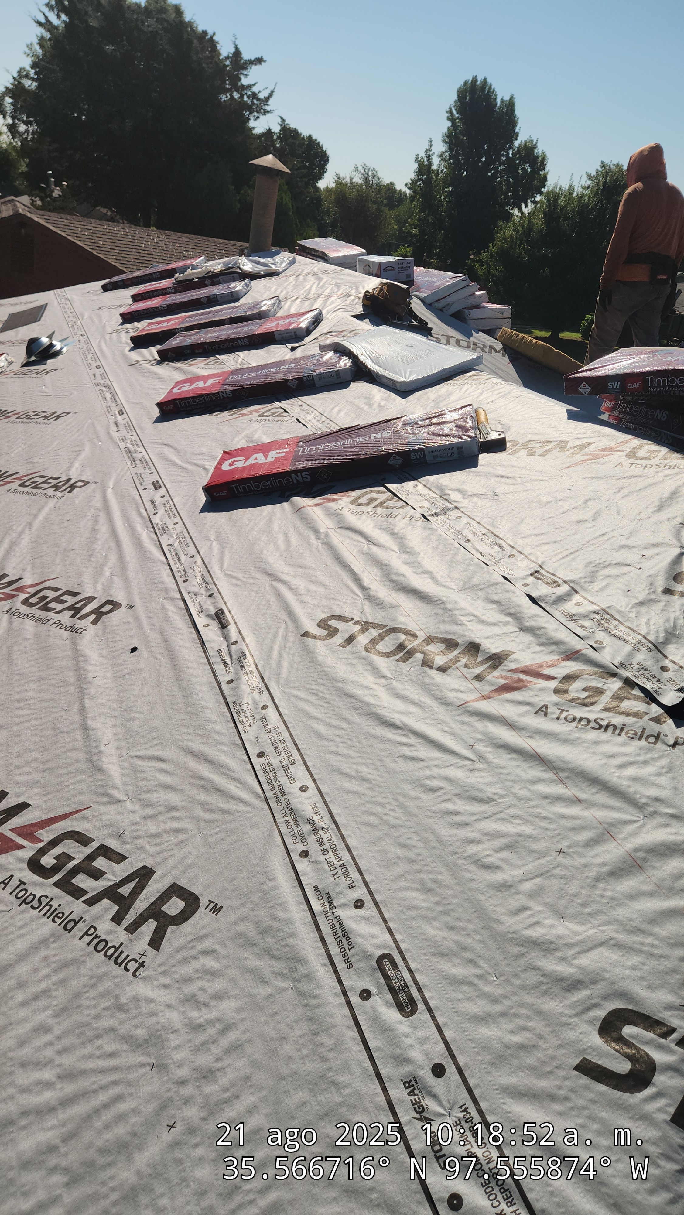 Residential Roofing Installation using GAF by Castillo Roofing