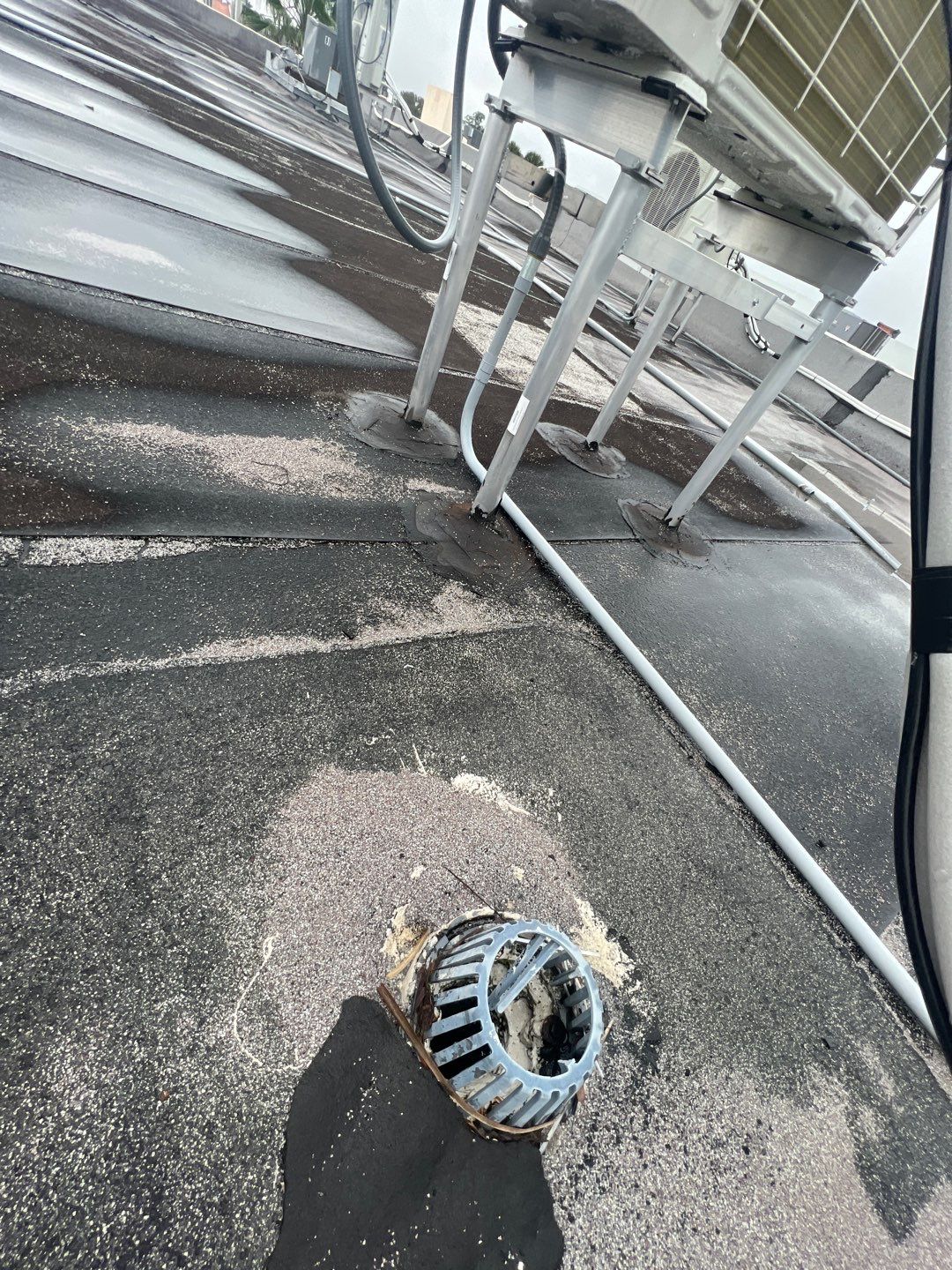 Commercial Roofing Repair using Roof Sealant by Four Peaks Roofing
