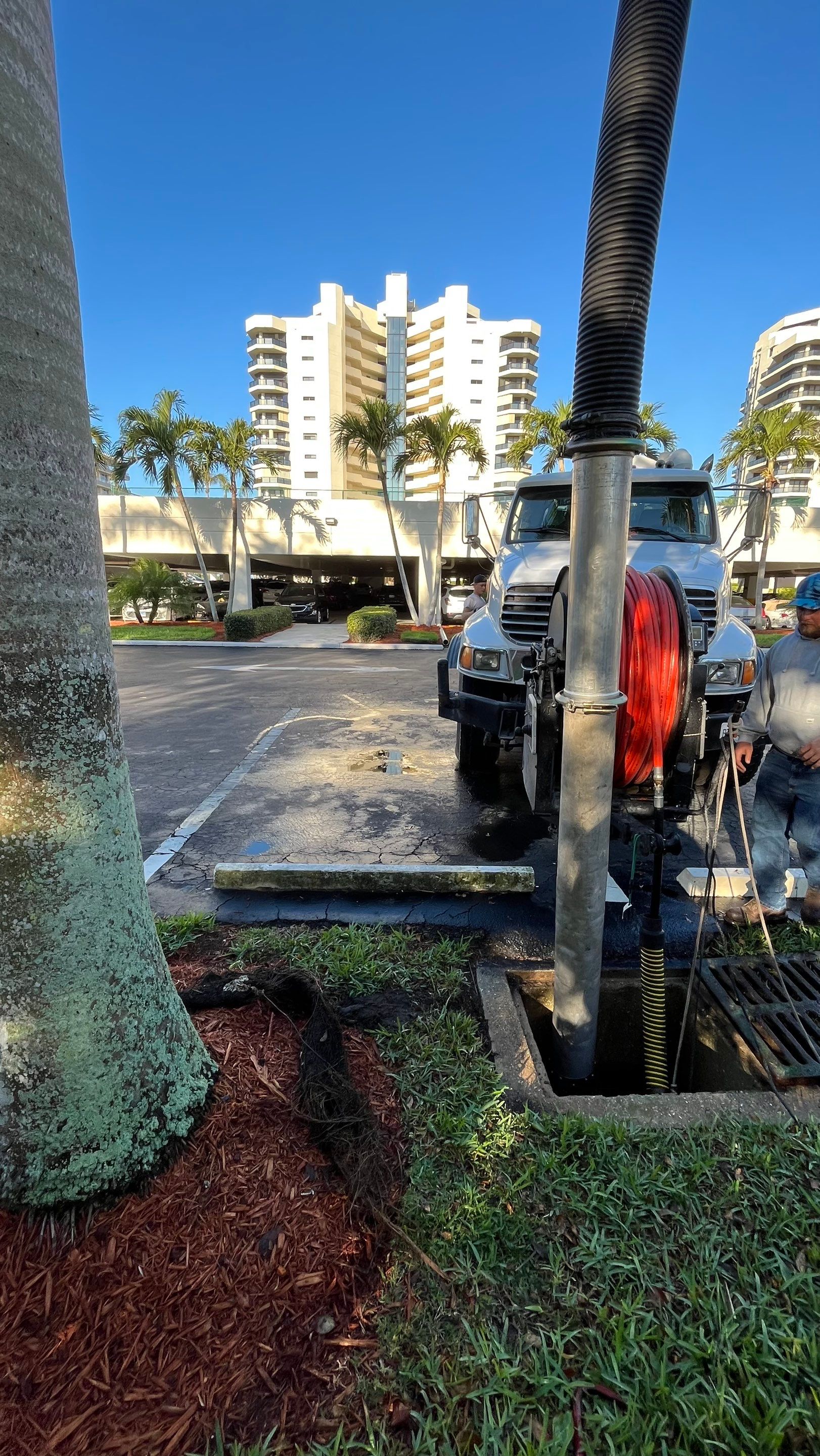 Condo Storm Water System Cleaning and Maintenance by APS Power & Water