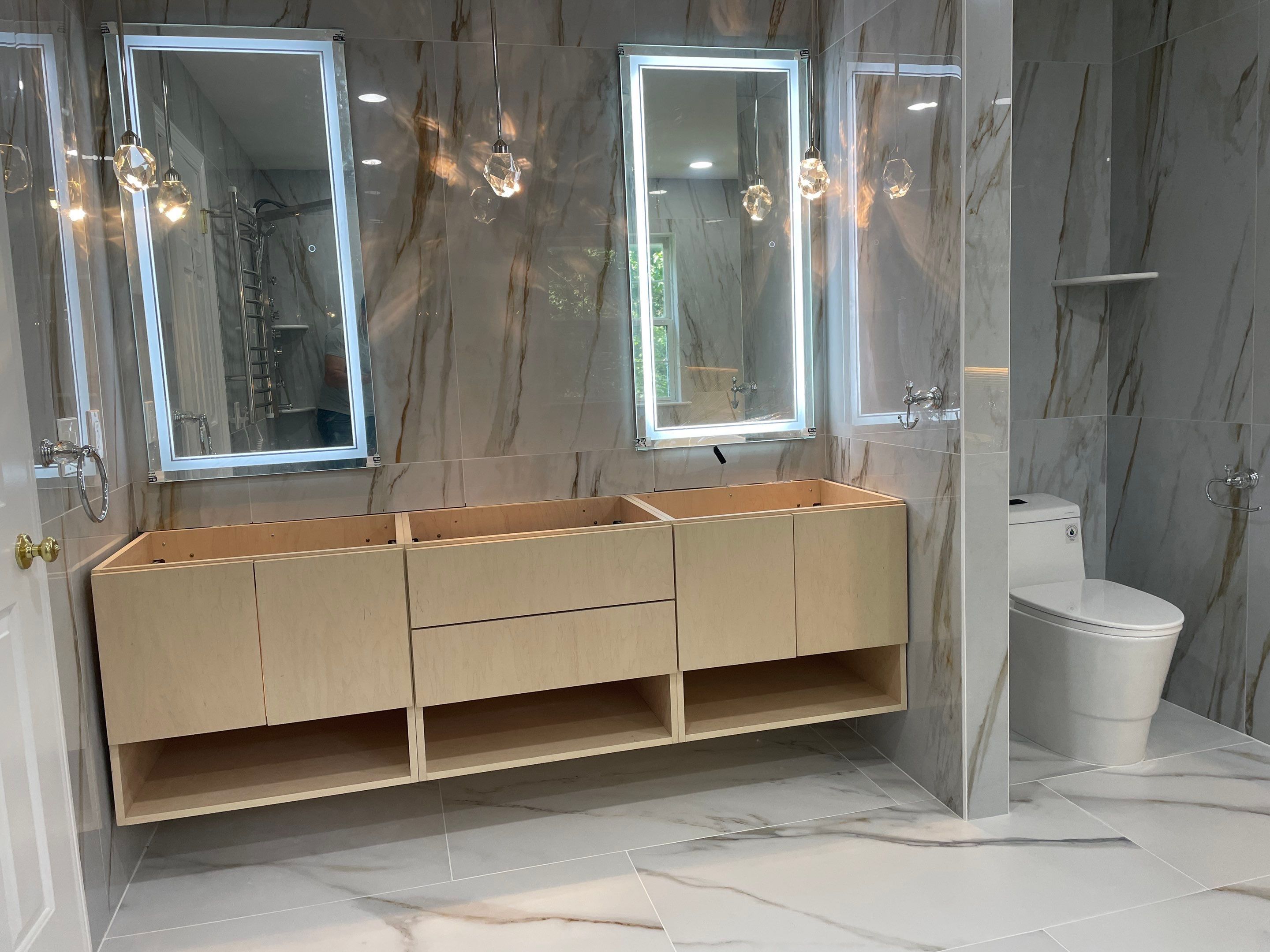 Bathroom Remodel using Tile by Home Concepts Construction