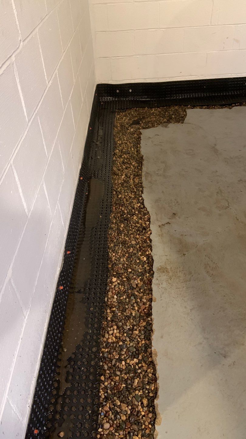 Custom Dual Sump System for Maggie by Waterproofing Northeast