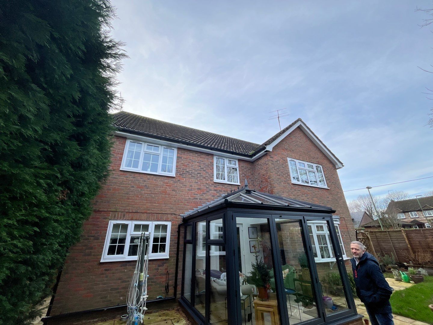 Roof Cleaning and Biocide Treatment using Honda 15lpm Low Pressure Washing Machine by Ges Exterior Cleaning ltd