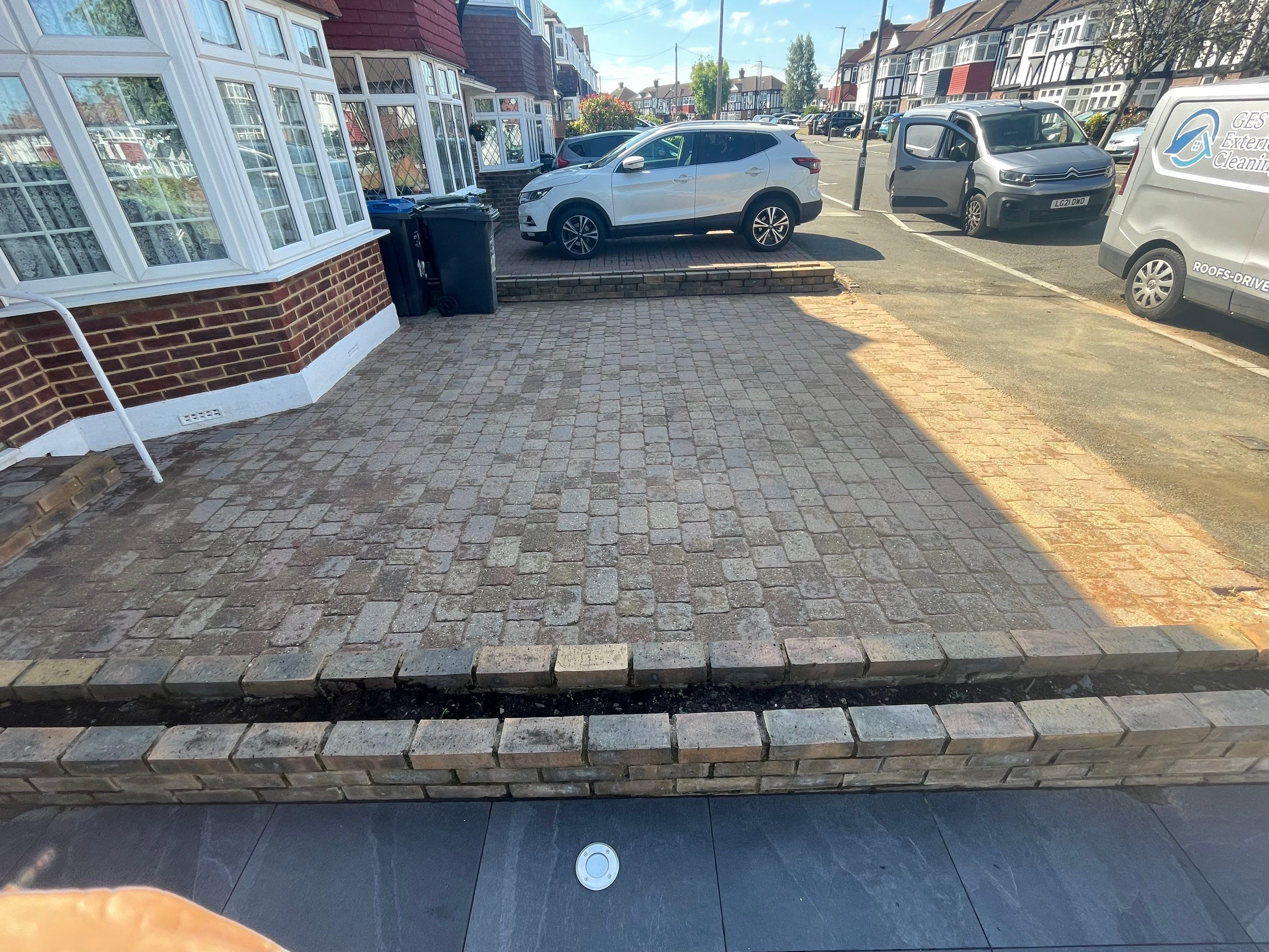 Driveway Clean using honda 21 ltr/min by Ges Exterior Cleaning ltd