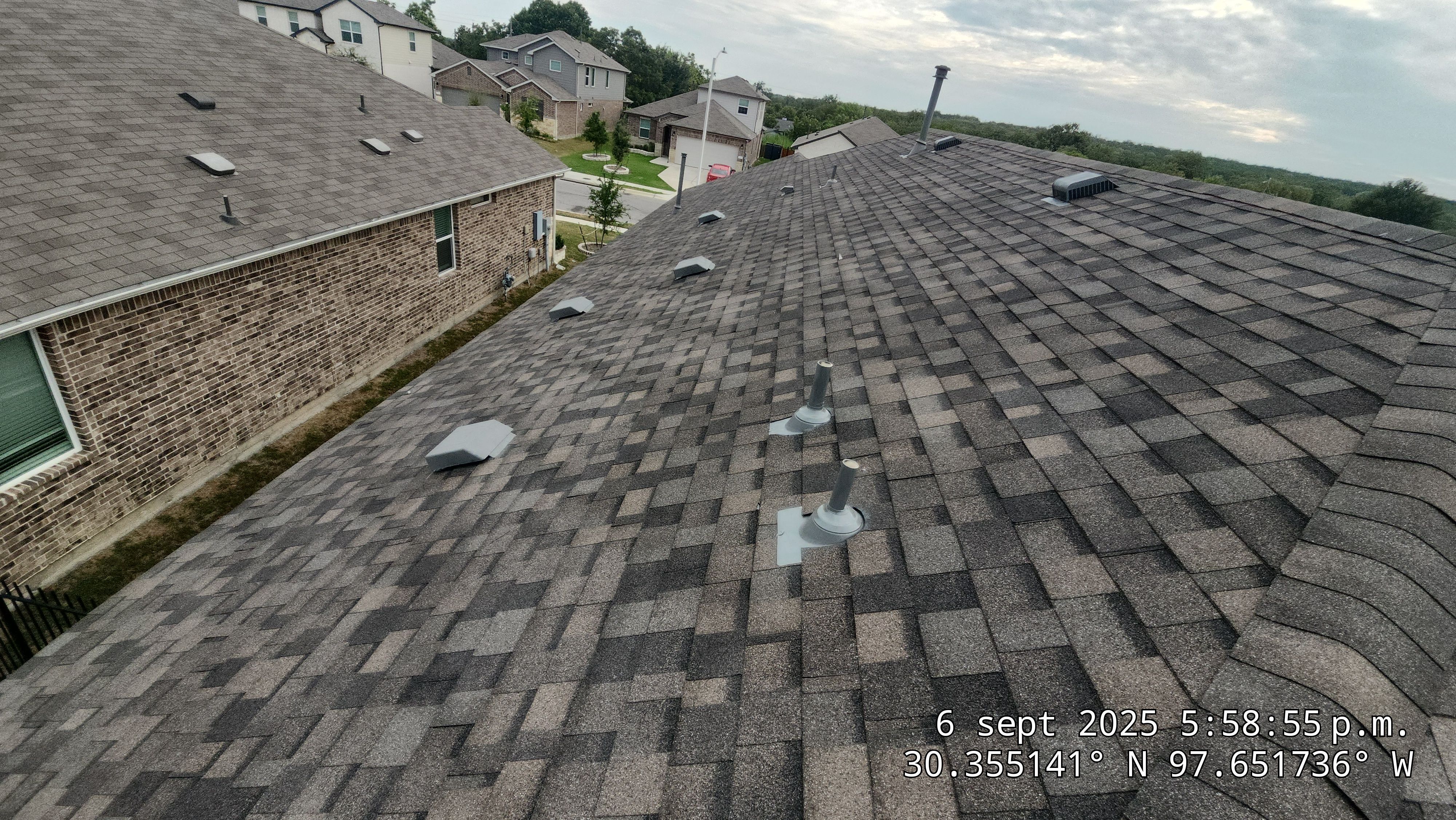 Austin Roofing Replacement with Sheathing Repair and Interior Restoration by Caliber Restoration LLC