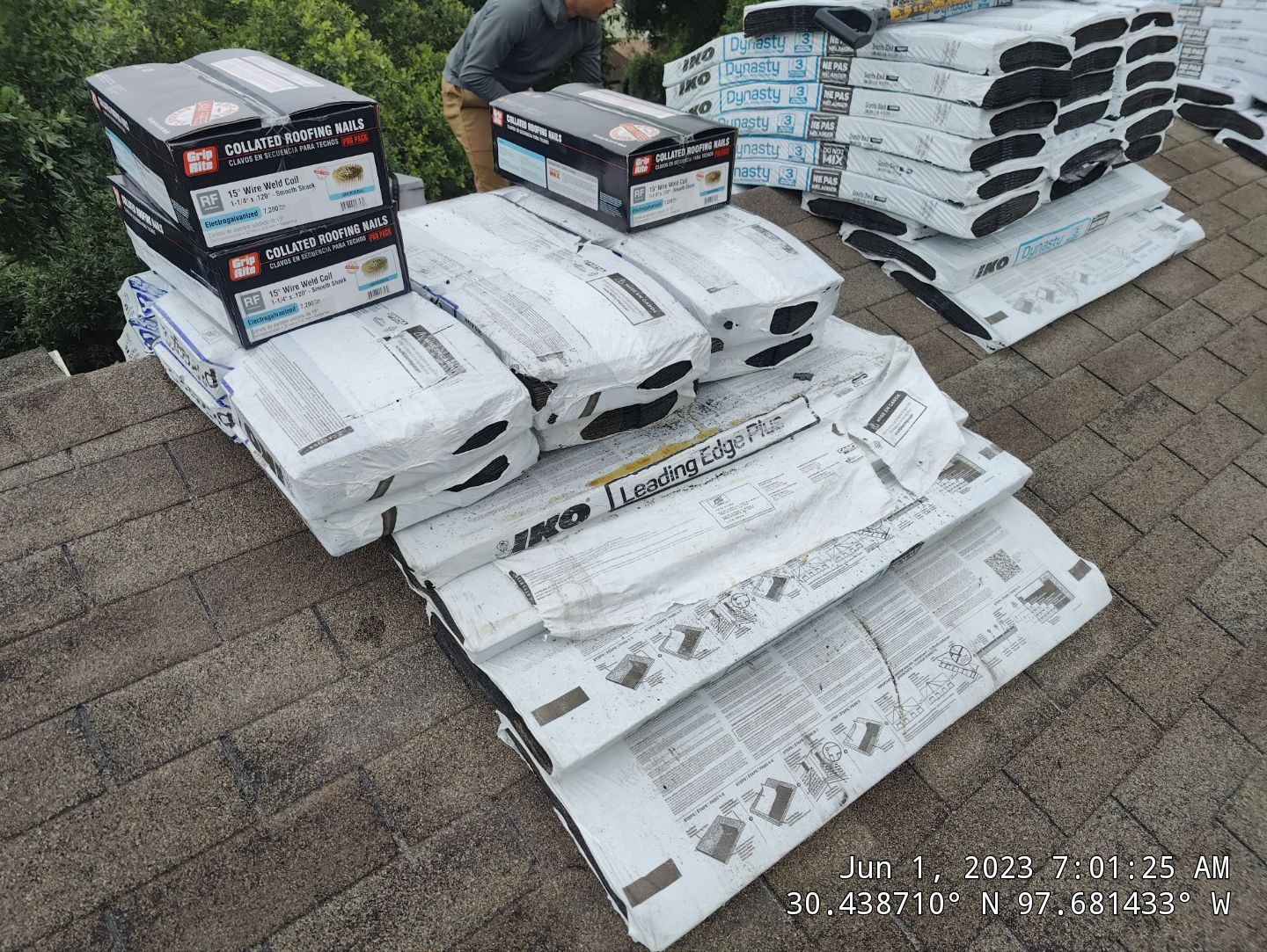 Residential Roofing Installation using IKO Dynasty Granite Black by DeZign Roofing & Exteriors